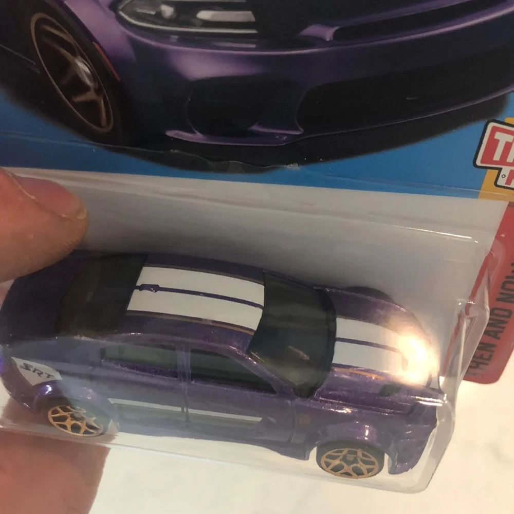Purple 20 Dodge Charger Hellcat Toy Car